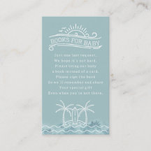 Baby on board Book Request Blue Baby Dusche
