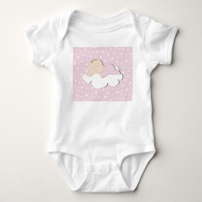 Baby on Cloud Baby Bodysuit Baby Strampler (Vorderseite)