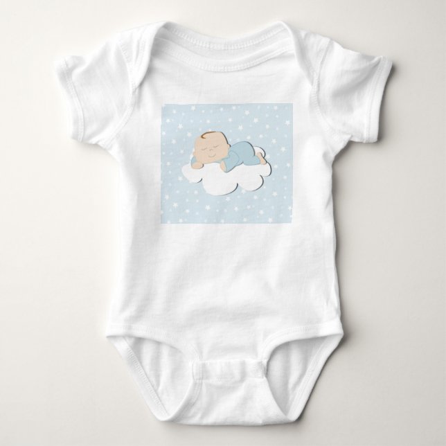 Baby on Cloud Baby Bodysuit Strampler (Vorderseite)
