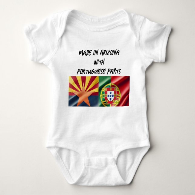Baby One-Piece made in Arizona Strampler (Vorderseite)