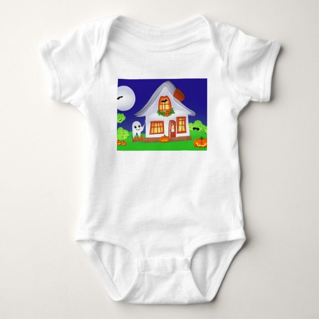 Baby One Stück mit Halloween-Bild Baby Strampler (Vorderseite)