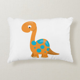 Baby Orange Dinosaurier Dekokissen