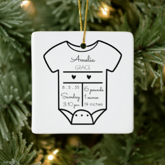 Baby Ornament - Erste Weihnachtsgeburten