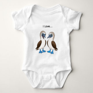 Baby-Outfit mit Cartoon-Vögeln Baby Strampler
