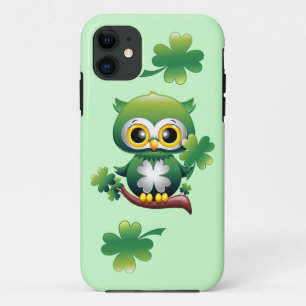 Baby Owl St Patrick Cartoon iPhone 5 Coque