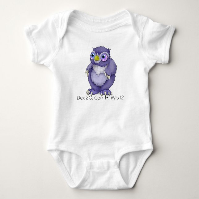 Baby Owlbear Säuglings-Bodysuit Baby Strampler (Vorderseite)