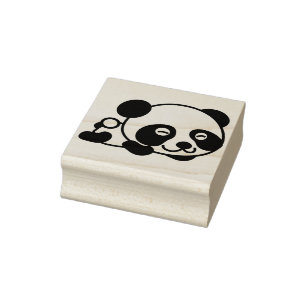 Baby Panda Art Briefmarke Gummistempel