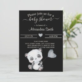 Baby Panda | Babyparty Einladung