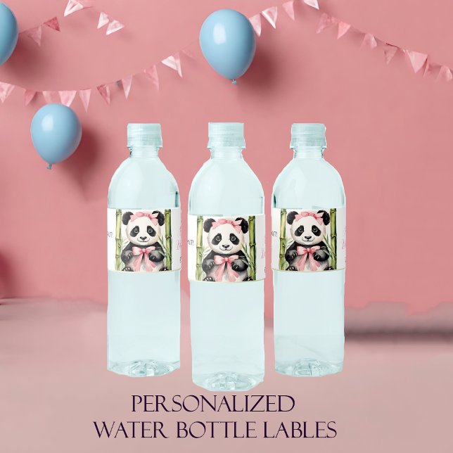 Baby Panda Bear Girls Babydusche (Von Creator hochgeladen)
