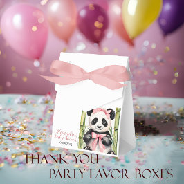 Baby Panda Bear Girls Babydusche Geschenkschachtel