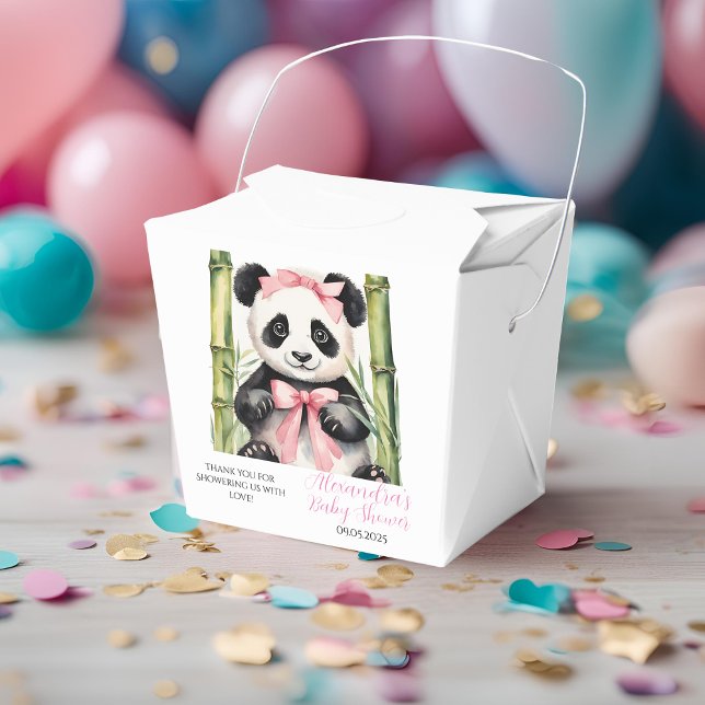 Baby Panda Bear Girls Babydusche Geschenkschachtel (Von Creator hochgeladen)
