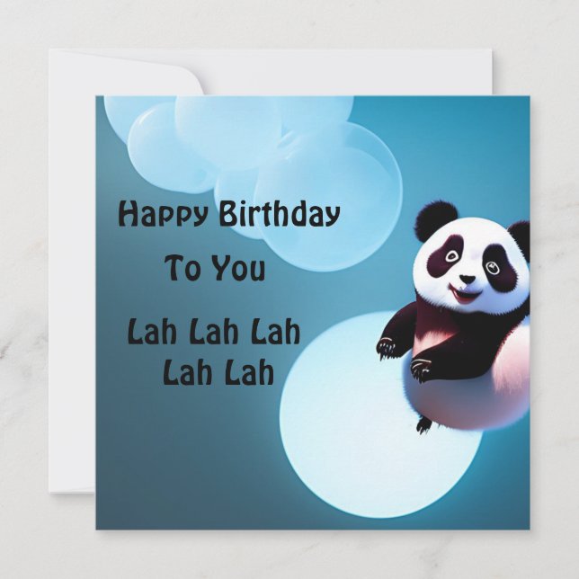 Baby Panda Bubbles, (Vorderseite)