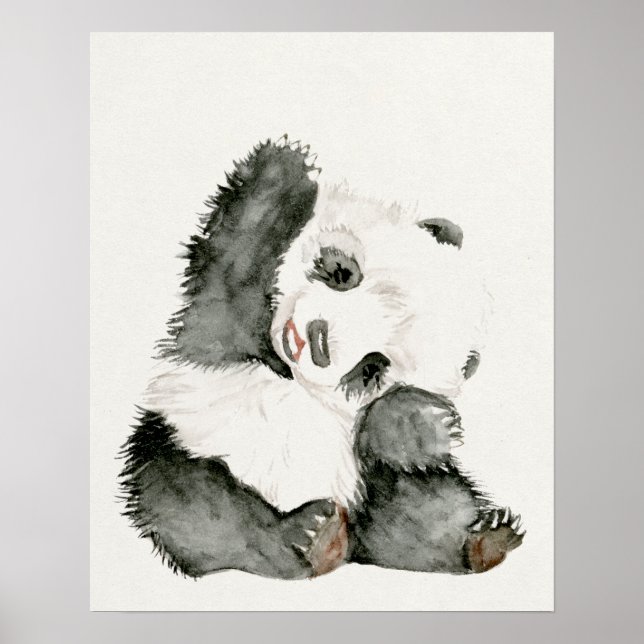 Baby Panda | Niedlich & Furry Poster (Vorne)