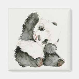 Baby-Panda   niedlich u. Pelz Magnet