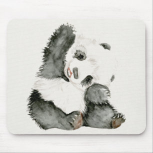 Baby-Panda   niedlich u. Pelz Mousepad