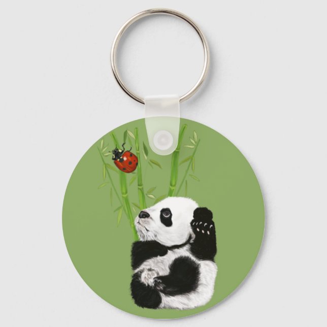 Baby Panda Schlüsselanhänger (Vorderseite)