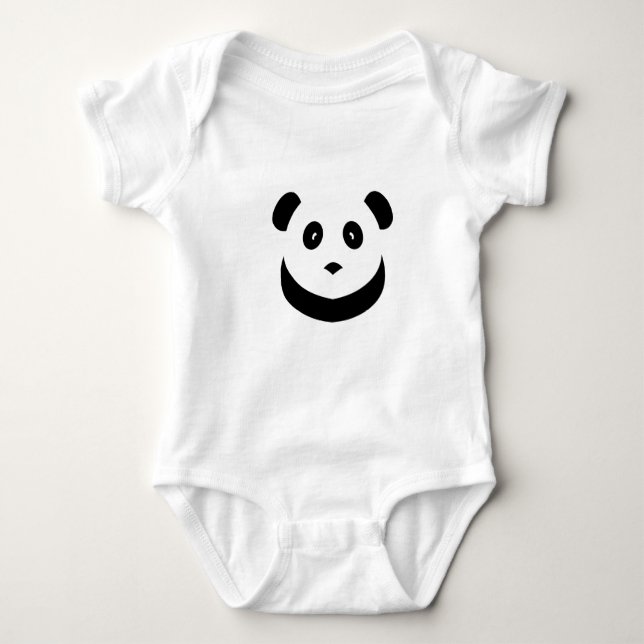 Baby Panda Strampler (Vorderseite)