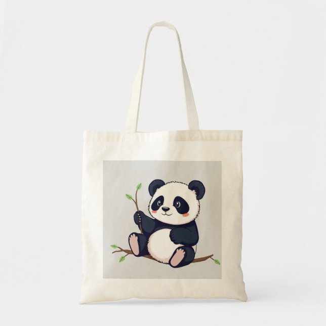 Baby Panda Tote Bag Tragetasche (Vorne)