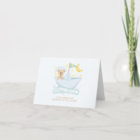 Baby Paper Boat Baby Vielen Dank Karten