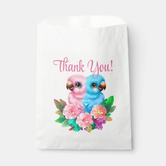 Baby Parrot Twins Geschenktütchen (Vorderseite)