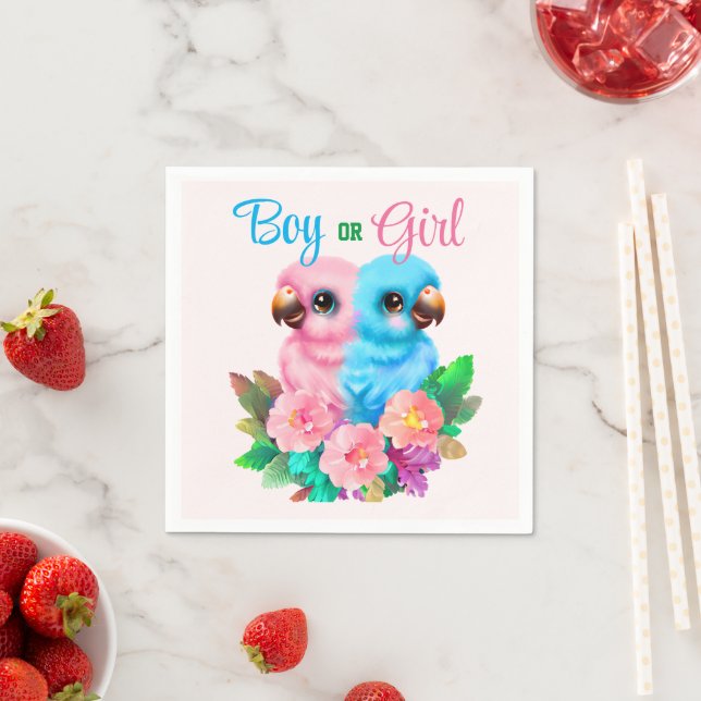 Baby Parrot Twins Serviette (Beispiel)