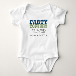 Baby-Party heute Abend an meiner Krippe Baby Strampler