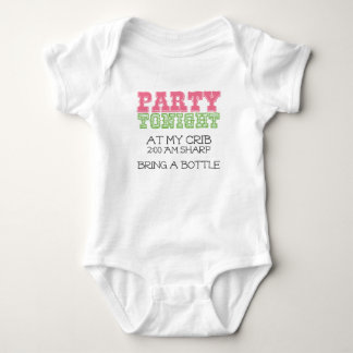 Baby-Party heute Abend an meiner Krippe Baby Strampler