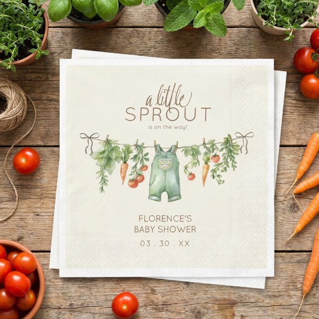 Baby-Party mit lokal angebauten Produkten Serviette (Von Creator hochgeladen)