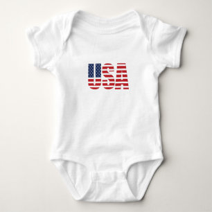 Baby Patriotic USA Strampler
