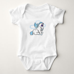Baby Pegasus mit binky - Blau Strampler
