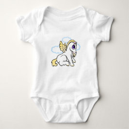 Baby Pegasus mit binky - Blondine Strampler