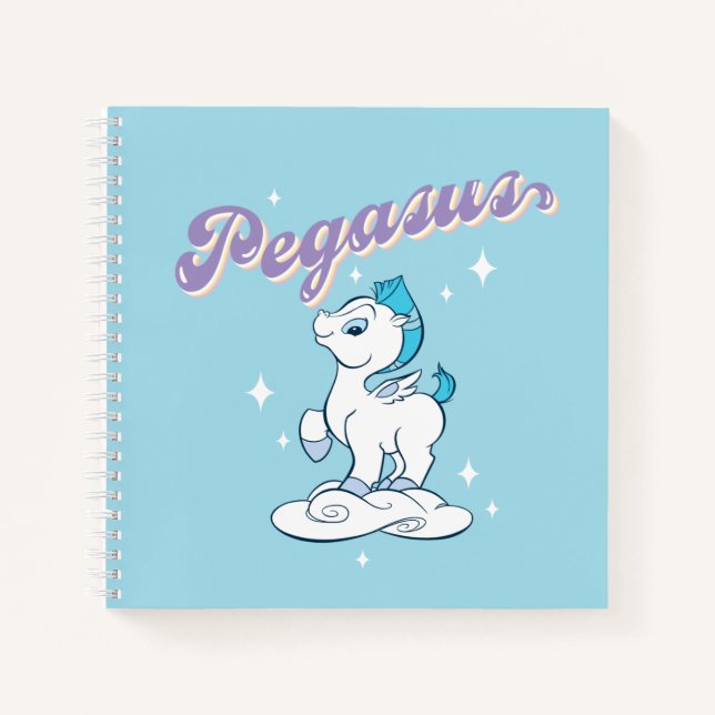 Baby Pegasus Notebook Notizbuch (Vorderseite)