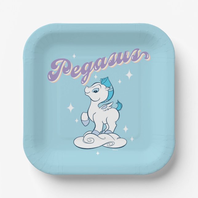 Baby Pegasus Papierschüsseln Pappteller (Vorderseite)