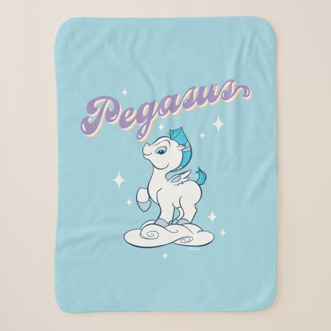 Baby Pegasus Sherpa Blanket Sherpadecke (Vorderseite)
