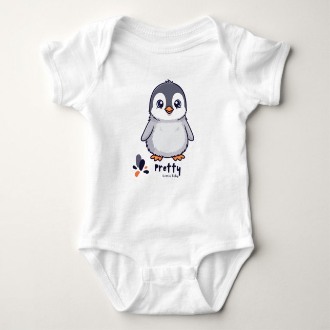 Baby Penguin Baby Strampler (Vorderseite)