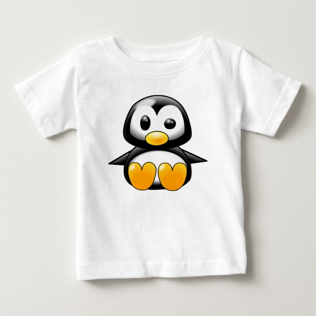 Baby Penguin Baby T-shirt (Vorderseite)