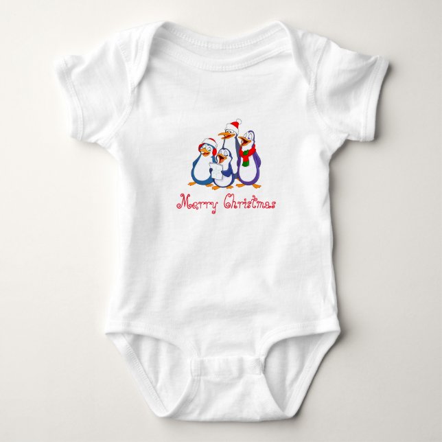 Baby Penguins Holiday T - Shirt (Vorderseite)