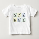 Baby Periodic Table Science Chemistry Teacher Boy Baby T-shirt<br><div class="desc">Zauber verwenden Elemente aus dem Periodensystem. Für die Chemie Lehrer und Wissenschaftler.</div>