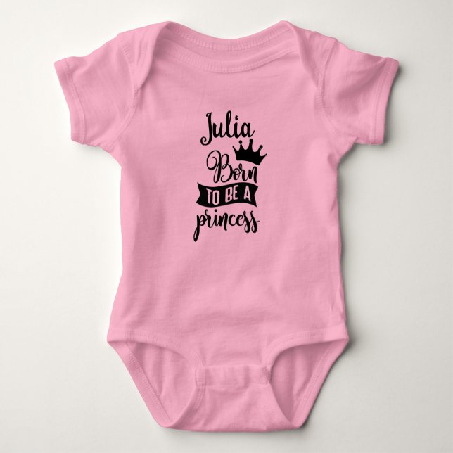 Baby Personalisiert Bodysuit Baby Strampler (Vorderseite)