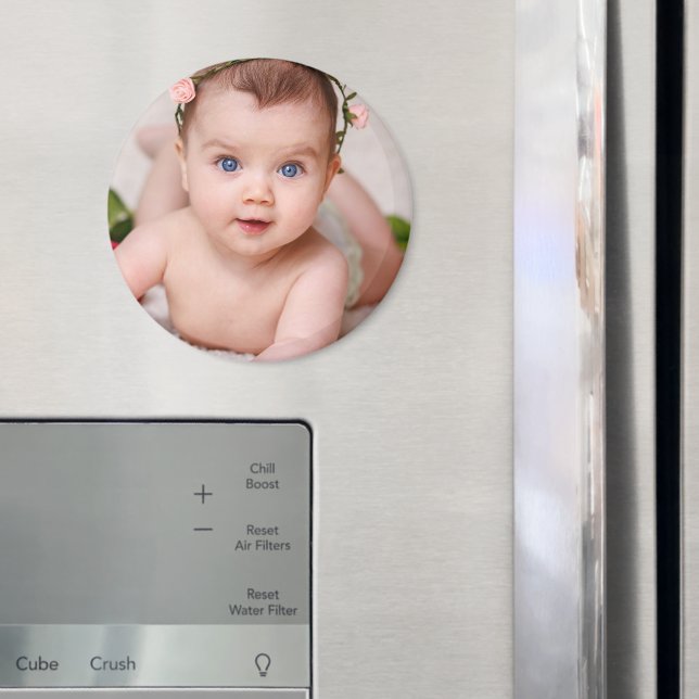 Baby Photo Template Kids Children Gift Magnet (In Situ (Kühlschrank))