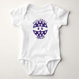 Baby Pickleball Ninja! Für zukünftige Pickleball-S Baby Strampler