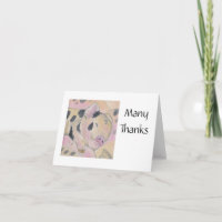 Baby Piglet Vielen Dank Notecard