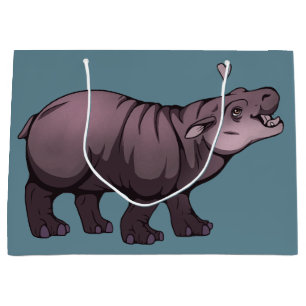 Baby Pigmy Hippo Große Geschenktüte