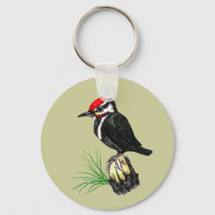 Baby Pileated Specht-Schlüsselanhänger Schlüsselanhänger