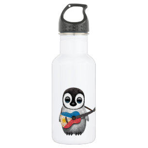 Baby-Pinguin, der philippinische Flaggen-Gitarre Trinkflasche