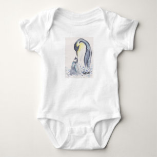 Baby-Pinguin-Shirt Baby Strampler