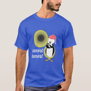 Baby Pinguin spielt Tuba Anpassbar  T-Shirt