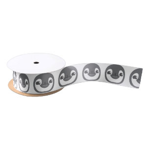 Baby-Pinguingesicht Satinband
