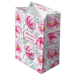 Baby Pink Englische Rose Mittlere Geschenktüte