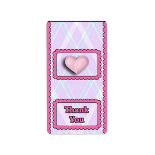 Baby Pink Girl Hersheys Miniatur Bonbonverpackung  Adressaufkleber